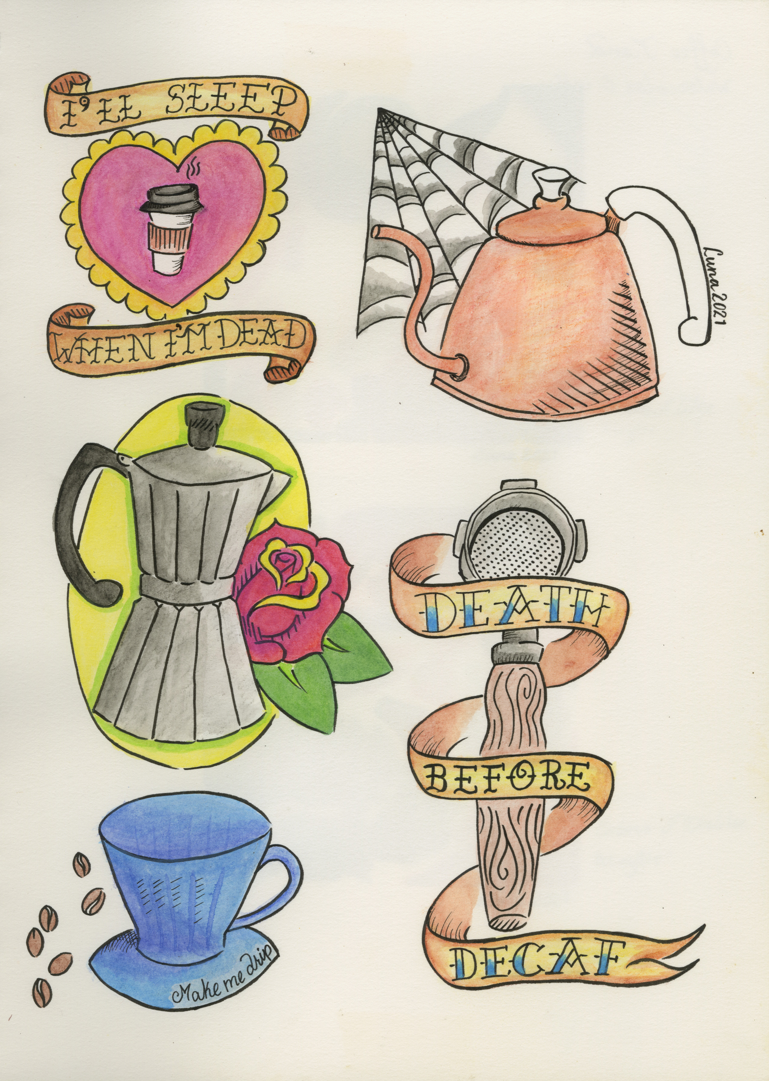 Coffee Flash Sheet